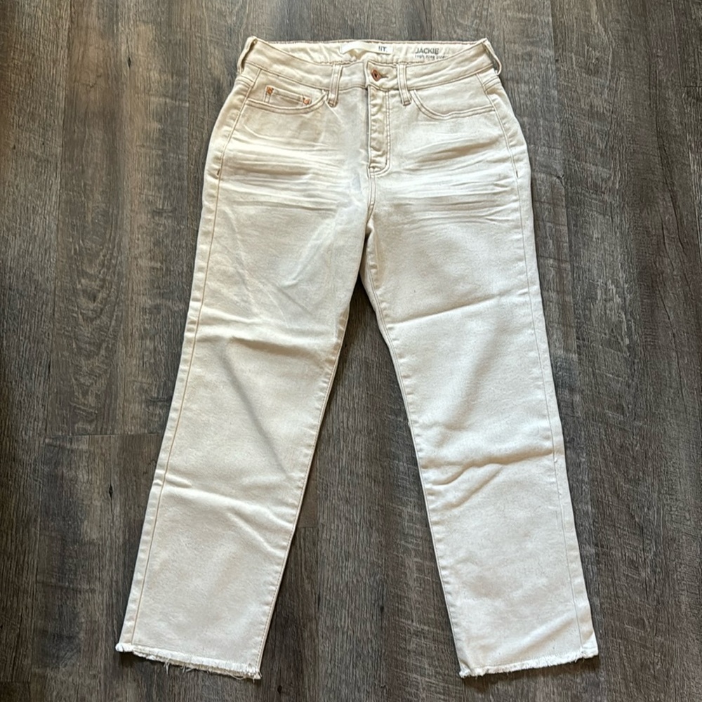 !iT Women’s High Rise Straight Ankle Jeans